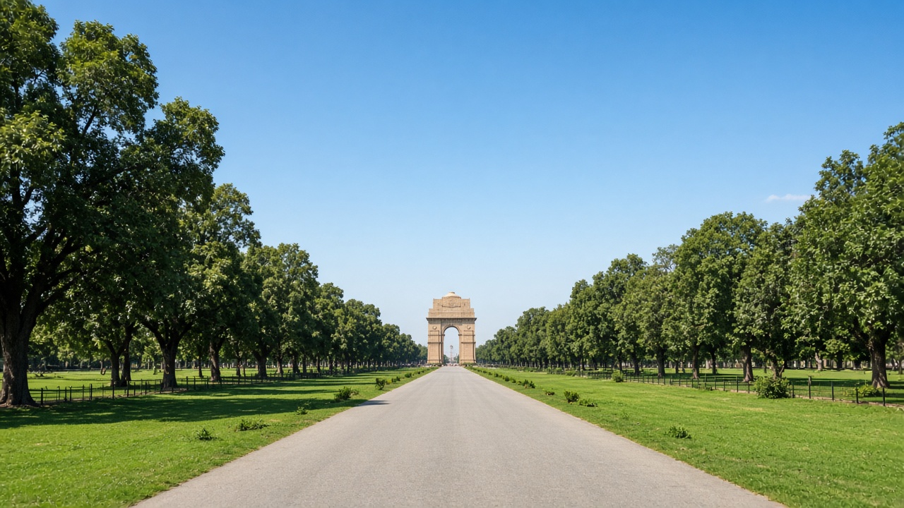 India Gate and Kartavya Path, New Delhi